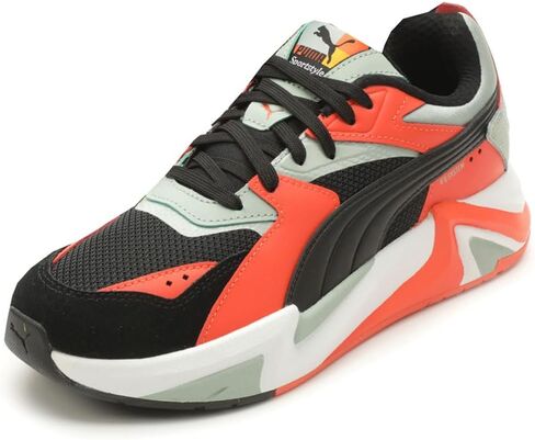 PUMA Womens Rs- Pulsoid Brand Love Lace Up Sneakers Shoes Casual - Black, Orange in Saudi Arabia