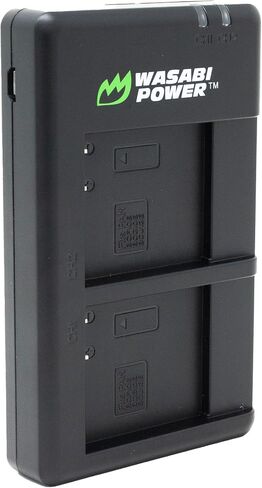 Wasabi Power Micro USB Charger Dual Battery for Panasonic DMW-BCJ13 in Saudi Arabia
