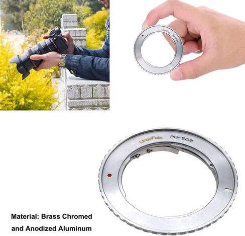 PB-EOS Lens Adapter Ring for Praktica PB P B Lens for Canon EOS EF Mount Camera Metal Dual Purpose Adapter Ring Manual Focus in Saudi Arabia