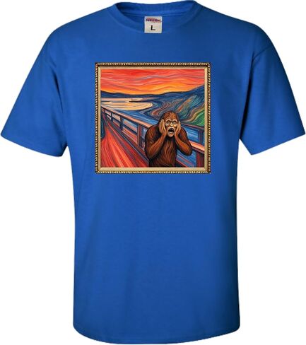 اذهب إلى Bigfoot The Scream - The Lost Original Funny Sasquatch Mens Toddler Women Youth Shirt in Saudi Arabia