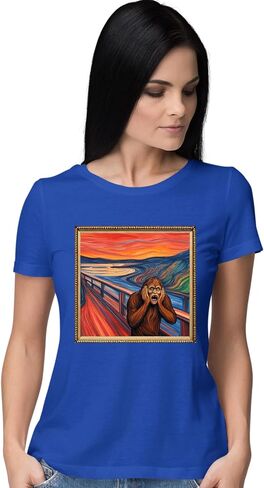 اذهب إلى Bigfoot The Scream - The Lost Original Funny Sasquatch Mens Toddler Women Youth Shirt in Saudi Arabia