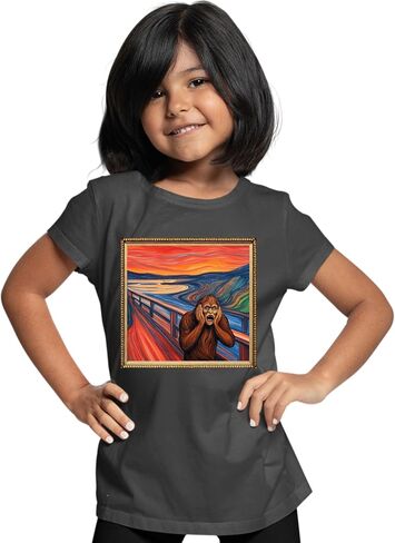 اذهب إلى Bigfoot The Scream - The Lost Original Funny Sasquatch Mens Toddler Women Youth Shirt in Saudi Arabia