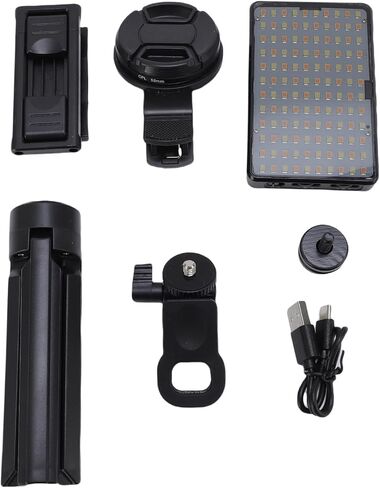 LED Tattoo LED ، إضاءة التصوير الفوتوغرافي قابلة للتعديل من 2500 كيلو إلى 9000K مع مرشح CPL للهاتف والكمبيوتر اللوحي ، 120 Beads 12W Light Kit مع حامل ثلاثي القوائم in Kuwait