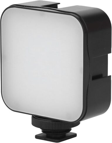 LED Video Light ، 49 LEDS 6500K Camera Light للتصوير الفوتوغرافي والبث المباشر مع الإضاءة الساطعة حتى لإضاءة تسجيلات الفيديو إكسسوارات كاميرا الصور in Kuwait