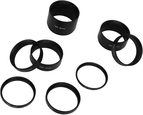 M48 البعد البؤري تمديد أنبوب طقم الجودة الممتازة سبيكة الألومنيوم متين مجموعة لتصوير التلسكوب الفلكي 8 PCS 3 مم 7 مم 10 مم 12 مم 15 مم 20 مم 30 مم 30 مم 30 مم in Kuwait