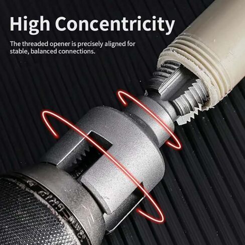 أداة خيط الأنابيب الداخلية والخارجية المتكاملة ، أداة قطع مؤشر ترابط أنابيب PVC ، 1/2 "＆ 3/4" أداة إصلاح البراغي الزاوية ، لخيوط قطع الحفر الكهربائية (1/2 "+3/4") in Kuwait