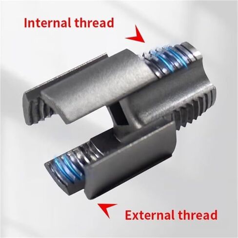 أداة خيط الأنابيب الداخلية والخارجية المتكاملة ، أداة قطع مؤشر ترابط أنابيب PVC ، 1/2 "＆ 3/4" أداة إصلاح البراغي الزاوية ، لخيوط قطع الحفر الكهربائية (1/2 "+3/4") in Kuwait
