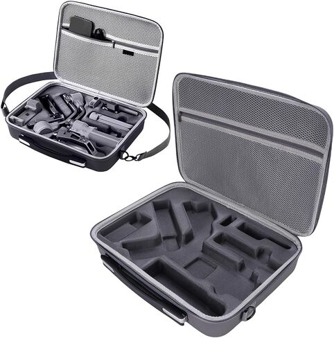 ASHATA Portable Carrying Case for RS 4 Mini Camera Stabilizer, PU Storage Case Protective Handbag for RS 4 Mini Camera Stabilizer, with Shoulder Strap in Saudi Arabia