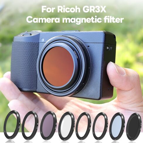 مرشح حماية LEN عن قرب لـ RICOH GR2 GR3 GR3X لـ CANON G5X G7XII G7XIII MAGNECT MC CLOSE-UP +10 FILTER مع طلاء متعدد الطبقات مقاوم للماء/خدش مرشح سليم in Kuwait