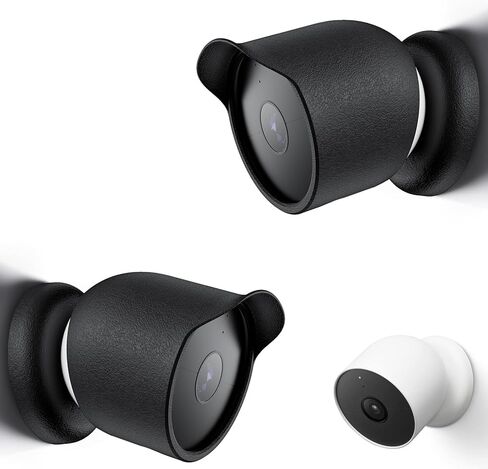 Silicone Cover Compatible with Google Nest Cam (Battery) Outdoor or Indoor, Google Camera Silicone Case All Weather Protection, Easy Installation in Saudi Arabia