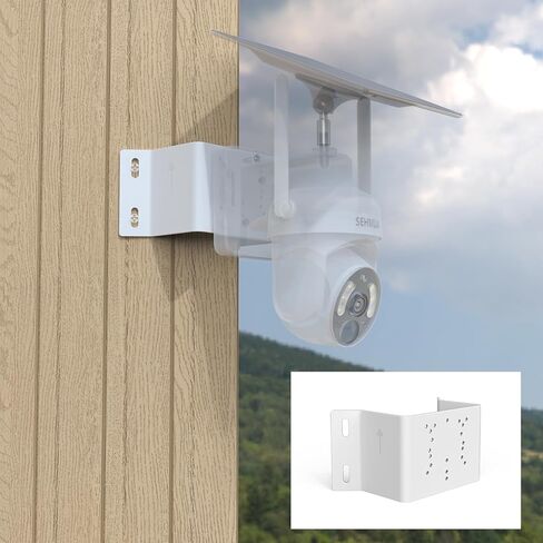 Corner Mount Compatible with SEHMUA Solar Security Cameras (RBX-S45/ RBX-S44/RBX-S40/RBX-S73/RBX-SD22) and Reolink Argus PT 3MP/4MP/5MP/2K, 4K/8MP, Reolink Go PT Ultra Camera（White） in Saudi Arabia