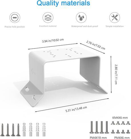 Corner Mount Compatible with SEHMUA Solar Security Cameras (RBX-S45/ RBX-S44/RBX-S40/RBX-S73/RBX-SD22) and Reolink Argus PT 3MP/4MP/5MP/2K, 4K/8MP, Reolink Go PT Ultra Camera（White） in Saudi Arabia