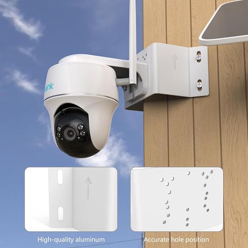 Corner Mount Compatible with SEHMUA Solar Security Cameras (RBX-S45/ RBX-S44/RBX-S40/RBX-S73/RBX-SD22) and Reolink Argus PT 3MP/4MP/5MP/2K, 4K/8MP, Reolink Go PT Ultra Camera（White） in Saudi Arabia