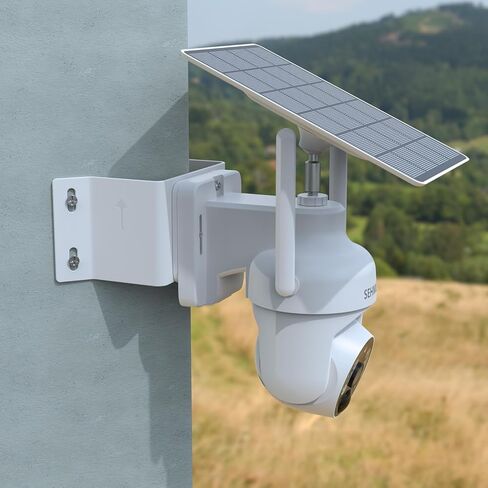 Corner Mount Compatible with SEHMUA Solar Security Cameras (RBX-S45/ RBX-S44/RBX-S40/RBX-S73/RBX-SD22) and Reolink Argus PT 3MP/4MP/5MP/2K, 4K/8MP, Reolink Go PT Ultra Camera（White） in Saudi Arabia