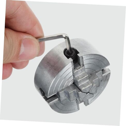 Jack Chuck Clamp for Metal Lathe Zinc Alloy 4-jaw Chuck Compact Clamp for Woodworking Projects in Saudi Arabia