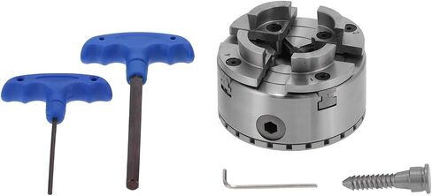 SelfCentering Lathe Chuck Set HeavyDuty Woodworking Tool with Interface of In 8 KP96E 4 In in Saudi Arabia