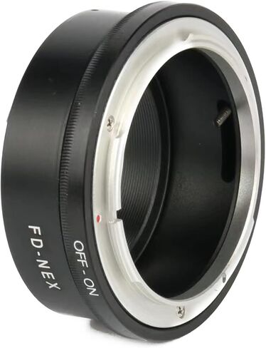 Lens Mount Adapter for Canon FD Lens for NEX E-Mount NEX5T NEX3N NEX3C NEX7, Camera Aluminum Alloy Adapter Lens Accessory Part in Kuwait