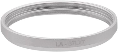 LA-37LX7 حلقة محول مرشح العدسات لكاميرا Lumix DMC-LX7 لمرشحات 37 مم ، حلقة محول تصفية المعادن 37 مم (فضي) in Kuwait