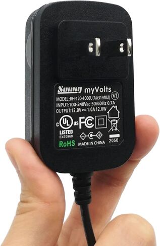 محول إمداد الطاقة MyVolts 12V متوافق مع مسجل Tascam SD -20M - سدادة الولايات المتحدة in Kuwait
