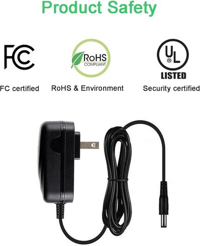 محول إمداد الطاقة MyVolts 12V متوافق مع مسجل Tascam SD -20M - سدادة الولايات المتحدة in Kuwait