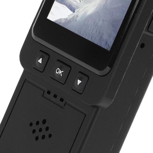 Qiilu 1080P Camera Recorder with Rotation Lens, Intelligent Stabilization, Night, Wide Angle, APP Control, Viidure Playback, 1/4 Inch Screw Port for Chest Mounting, Tripod Use in Saudi Arabia