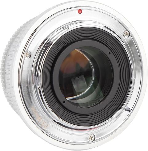 Camera Manual Focus Fixed Lens for FX/X Mount, 25mm F1.7 APS - C Manual Focusing Lens Compatible with XE1 XE2 XA5 XA7 XS10 XM5 (Silver) in Saudi Arabia