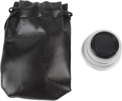 Camera Manual Focus Fixed Lens for FX/X Mount, 25mm F1.7 APS - C Manual Focusing Lens Compatible with XE1 XE2 XA5 XA7 XS10 XM5 (Silver) in Saudi Arabia