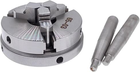 3 JAWS MANUAL مخرطة Chuck 65mm دقة عالية CNC مخرطة الخشب تشاك M14 أدوات آلية آلة العمل المعدنية تشاك in Kuwait