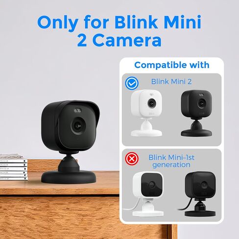 Blink Mini Camera Cover – Silicone Skin Case for Blink Mini & Mini 2 (Indoor/Outdoor) – Anti-Scratch, Weatherproof, 360° Protection – Easy Snap-On Design, HD Clarity (Camera Not Included) in Kuwait