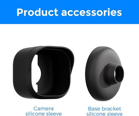 Blink Mini Camera Cover – Silicone Skin Case for Blink Mini & Mini 2 (Indoor/Outdoor) – Anti-Scratch, Weatherproof, 360° Protection – Easy Snap-On Design, HD Clarity (Camera Not Included) in Kuwait