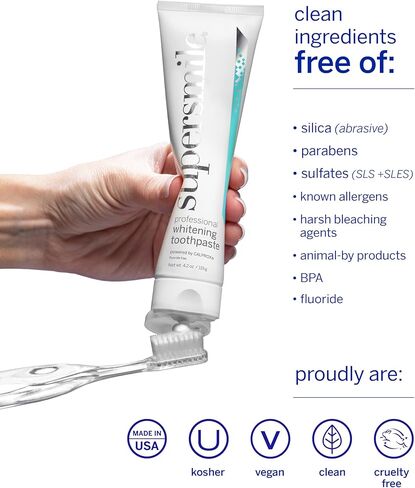 Supersmile Professional Teeth Whitening Toothpaste - Fluoride Free 4.2 Oz in Saudi Arabia