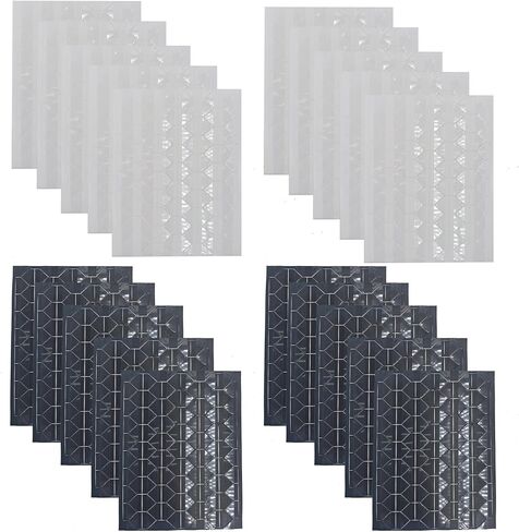 pson 20 Sheets(2040Pcs) Self Adhesive Photo Corners Stickers for Scrapbooking, Photo Albums, DIY Crafts, Journals(Gold, Silver and White) in Saudi Arabia