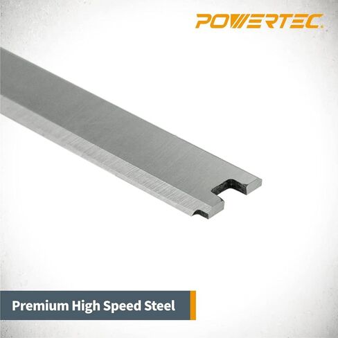 POWERTEC 13 بوصة HSS استبدال شفرات المكواه لـ Ridgid Planer R4330، R4331 - مجموعتان | 6 سكاكين in Kuwait