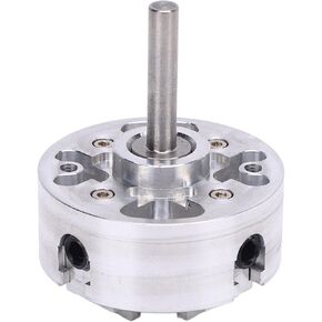 Mini Lathe Chuck with Unique 4 Jaw Design, Power Lathe Accessory, Self Centering Zinc Alloy 4 Jaw Chucks with Connecting Rods for Woodworking, Small Size in Saudi Arabia