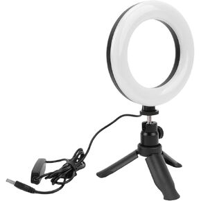 BEWINNER 5 Inch Selfie Ring Light مع قوس ، 3 أوضاع إضاءة مصباح Selfie Makeup القابل للمكياج ، مصباح عرض الكمبيوتر الذي يعمل بالطاقة USB للفيديو ، التصوير الفوتوغرافي ، CRI 85 in Kuwait