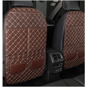 2 Pcs for KIA Optima 2011 2012 2013 2014 2015 2016 2017 2018 2019 2020 car seat Kick mat,Seat Pad Rear Cover Protector,Easy to Clean Backrest Protection Car Kick Mat Wear-Resistant,D Red in Saudi Arabia