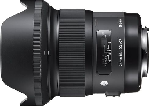 Sigma 24mm F/1.4 DG HSM Art Lens لـ Canon EF (متجدد) in Kuwait