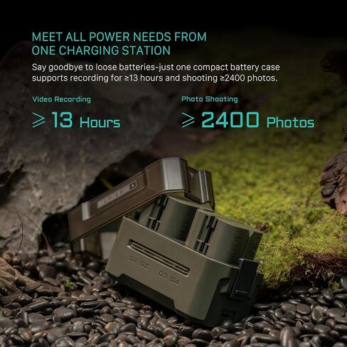 Tilta LP-E6 Portable Charging Station+ 2 Rechargeable Batteries | Charge 4 Batteries w/USB-C PD 45W Fast Charge in Saudi Arabia