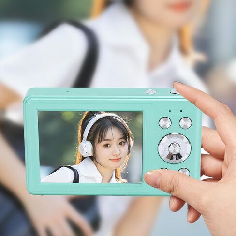 كاميرا رقمية عالية الدقة 56 ميجابكسل 4K ، شاشة ملونة ، ضبط تلقائي للتكبير 8x ، محمول ، منع الهز ، للتصوير الفوتوغرافي ، تسجيل الفيديو ، السفر ، مع ضوء إضافي ، شاشة 2.8 بوصة (فضية) in Saudi Arabia
