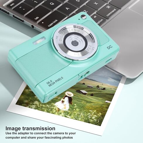 كاميرا رقمية عالية الدقة 56 ميجابكسل 4K ، شاشة ملونة ، ضبط تلقائي للتكبير 8x ، محمول ، منع الهز ، للتصوير الفوتوغرافي ، تسجيل الفيديو ، السفر ، مع ضوء إضافي ، شاشة 2.8 بوصة (فضية) in Saudi Arabia