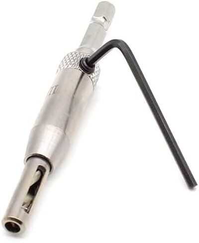 Self Centering Drill Bit 4X Hss Self Centering Hinge Hardware Drill Bit Set Door Drawer Pilot Hole Guides Eccentric Drill Bit Set Centering Drill Bit Sets for Woodworking Window Door Hinge in Saudi Arabia