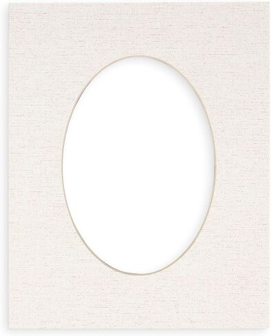 18x24 MAT Bevel Cut for 15x19 Photos - Precut Black Oval Photo Mat Board Opening - حمض خالي in Kuwait