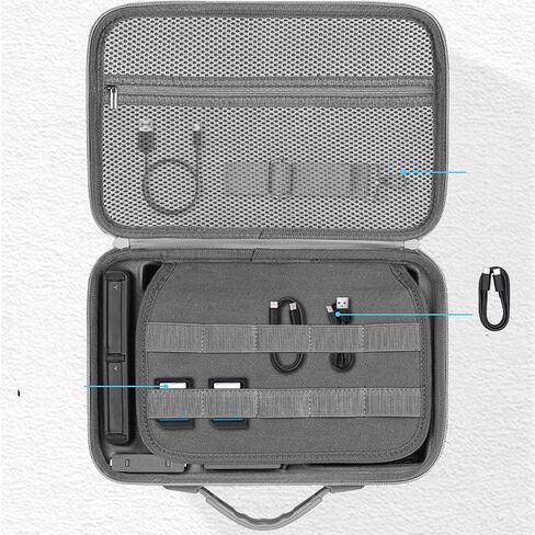 Gugxiom Carrying Case for X5 Accessories, Water Proof Carry Bag Travel Case with Shoulder Strap, for Fast Charge Hub, Time Handle, Selfie Stick in Saudi Arabia