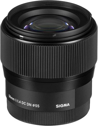 Al's Variety-Sigma Intl. Sigma 56mm f/1.4 DC DN Contemporary Lens for Sony E W/Extreme Pro SD Card, Photo Edit Software, More (27pcs) in Saudi Arabia