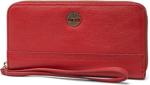 Timberland Women's Leather RFID Zip Around Wallet Clutch with Wristlet Strap in Saudi Arabia