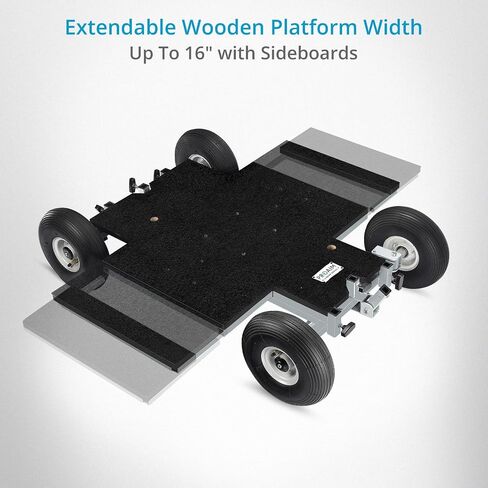 PROAIM Quad Prime Camera Doorway Dolly for Videomakers & Filmmakers. Payload up to 250kg/550lb. Compatible Track Center Distance: 24.5". Includes Euro/Elemac Mount Adapter (DL-QDPF-01) in Saudi Arabia