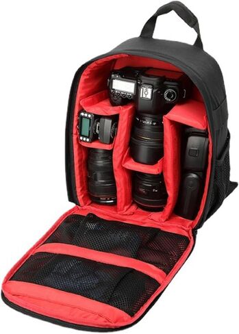 Multifunctional Camera Backpack Video Digital DSLR Bag Waterproof Outdoor Camera Photo Bag Case for DSLR Camera in Kuwait