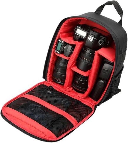 Multifunctional Camera Backpack Video Digital DSLR Bag Waterproof Outdoor Camera Photo Bag Case for DSLR Camera in Kuwait
