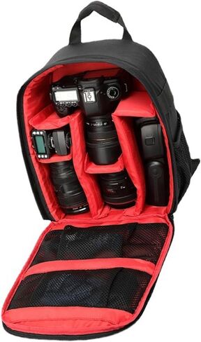 Multifunctional Camera Backpack Video Digital DSLR Bag Waterproof Outdoor Camera Photo Bag Case for DSLR Camera in Kuwait