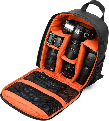 Multifunctional Camera Backpack Video Digital DSLR Bag Waterproof Outdoor Camera Photo Bag Case for DSLR Camera in Kuwait